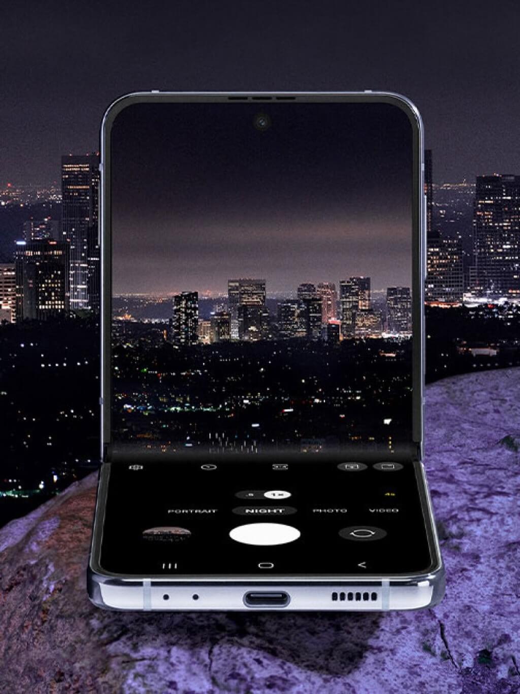 Ночная съемка с Samsung Galaxy Z Flip 4